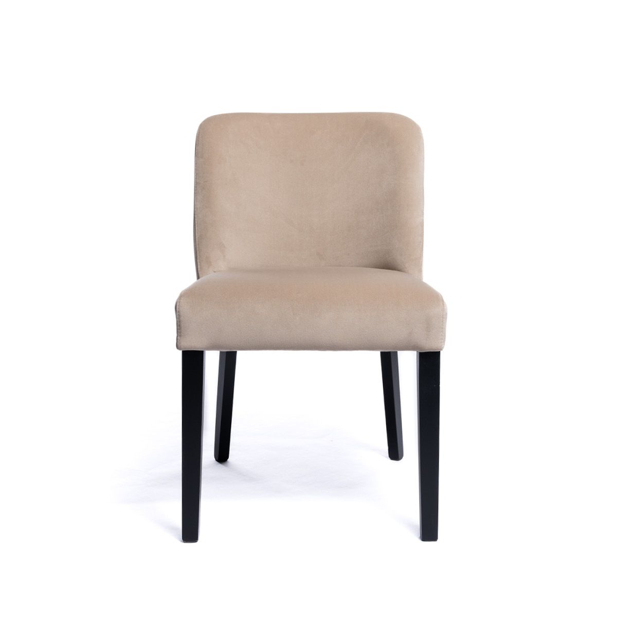 Embla spisestol (Rush beige velour) sorte ben