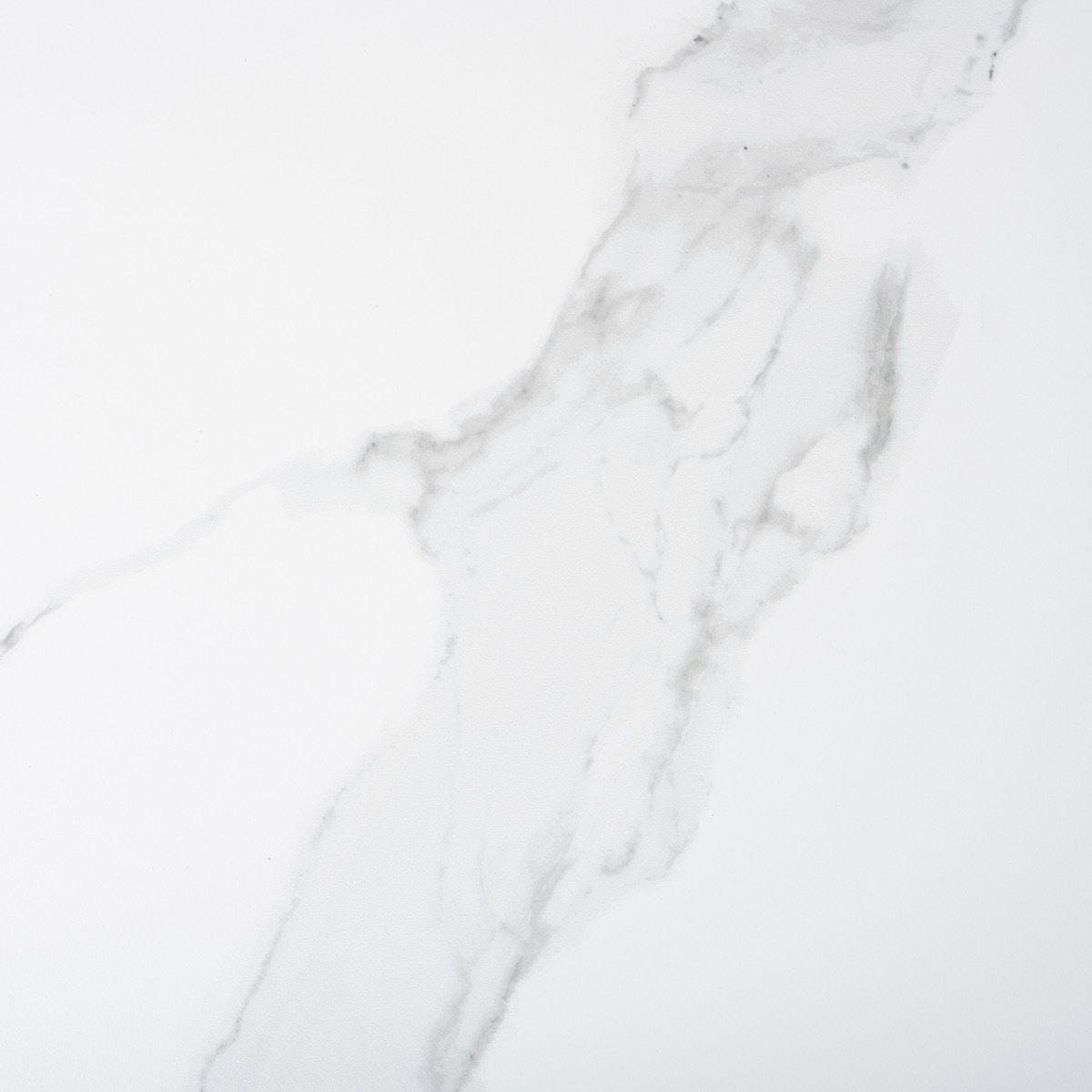 Paris café bord 70x70 - sintret stein white marble (sort kant)