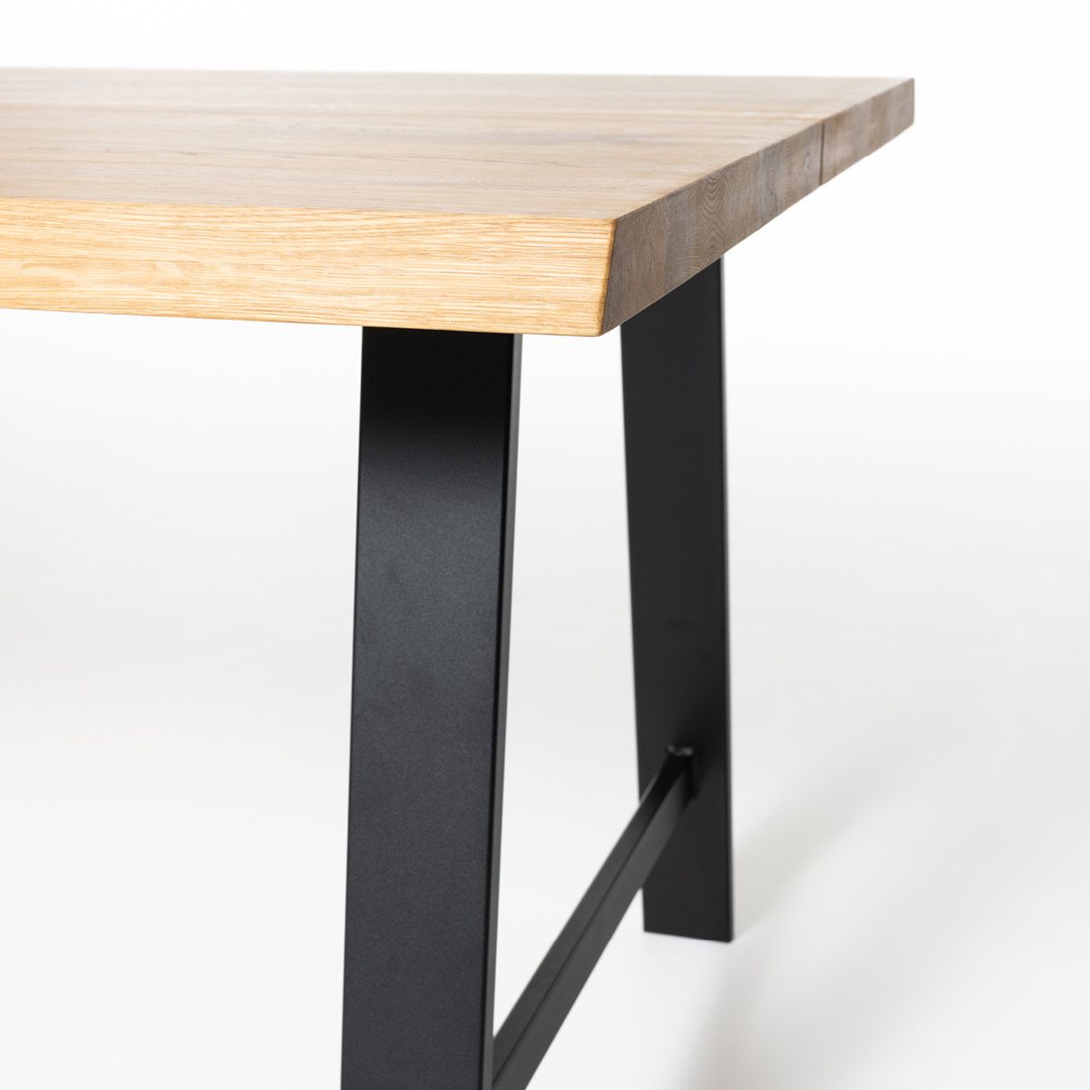 Trysil avlangt spisebord (100x300 natur heltre eik, A-ben)