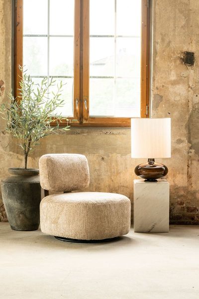 Hovedbilde Sandy lampe m/skjerm 65 cm (Babel lin beige)