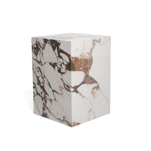 Hovedbilde Calacatta Viola sidebord kube (35x35x50) sintret stein