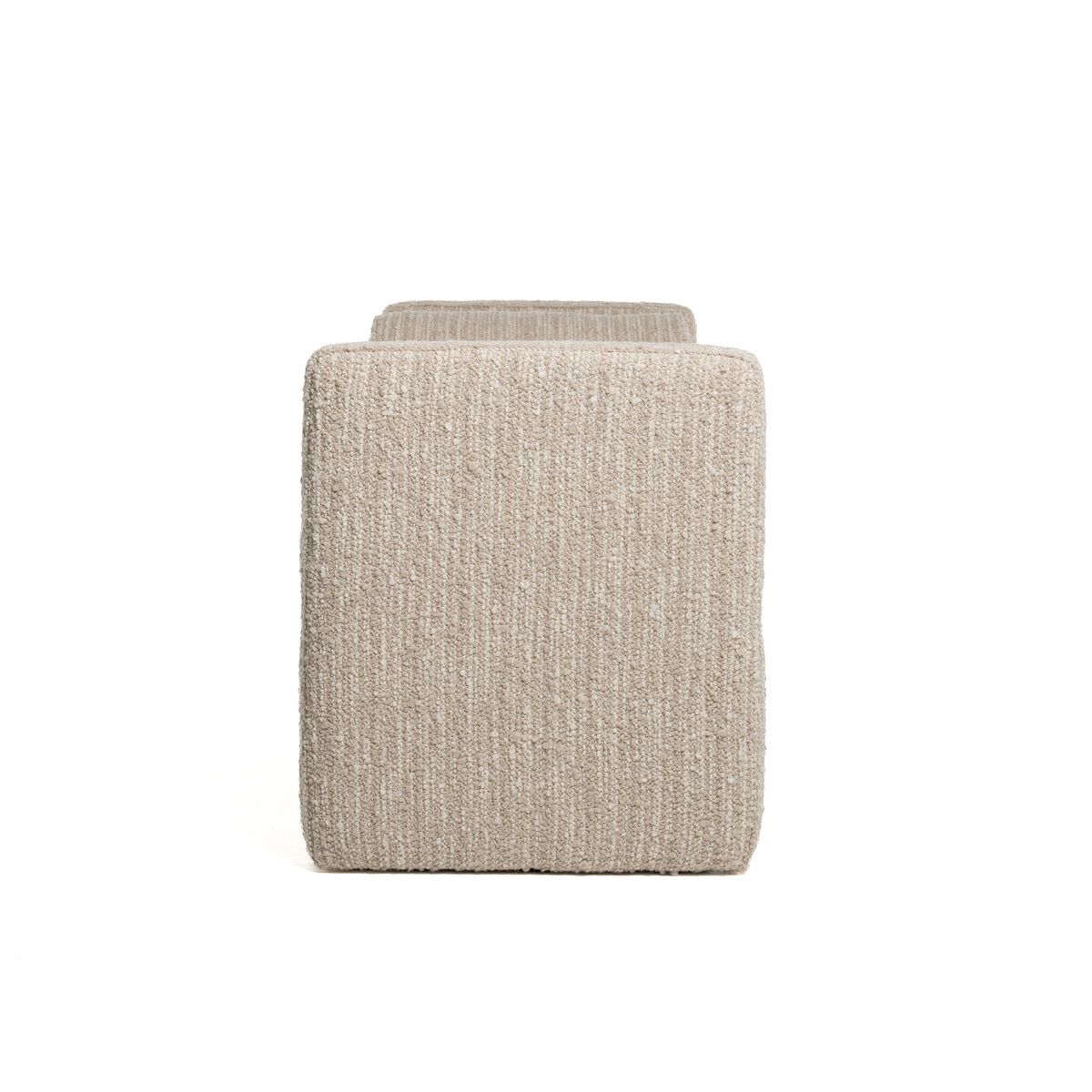 Marlow sittebenk (150x55x60) grovvevd krem/beige melert 
