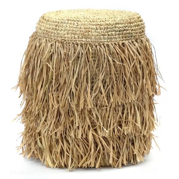 Bilde av Bali Raffia Boho puff (37x37x40)