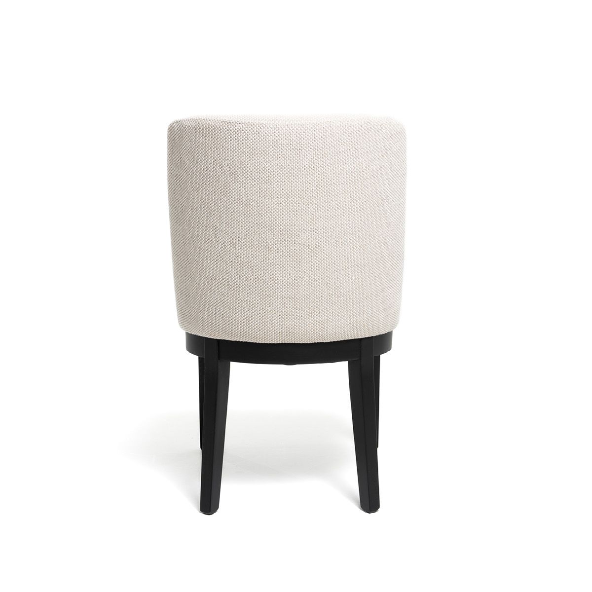 Hedda spisestol (Silent lys sand) Sort eike ramme og ben