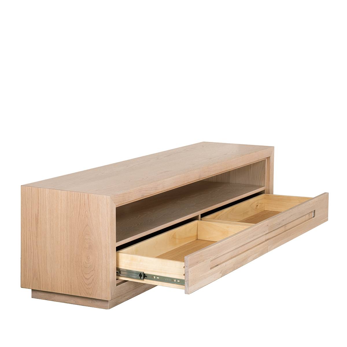 Geilo tv-benk (lys eik - 180x45x50)