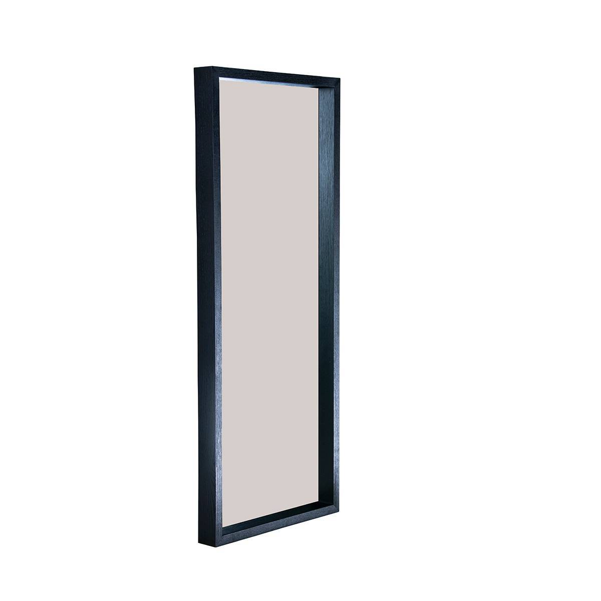 Geilo speil med dyp ramme (sort eik - 200x65x8)