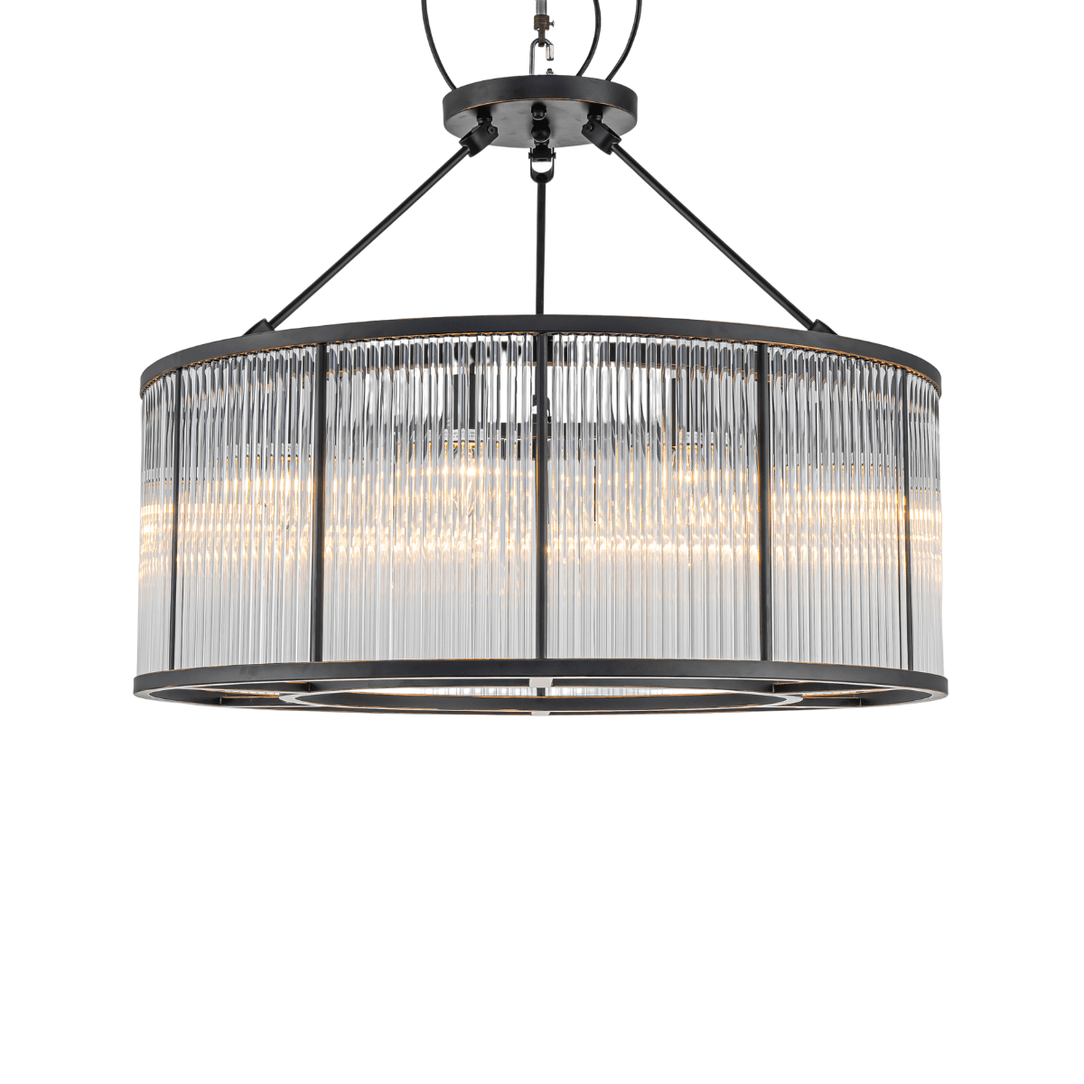 Céleste Chandelier (ø80) metall / klart glass